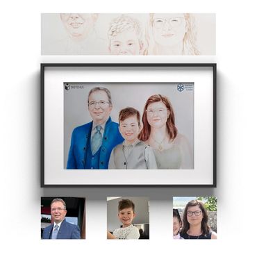 Bild Portrait Zeichnung