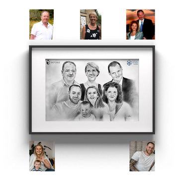 Bild Portrait Zeichnung