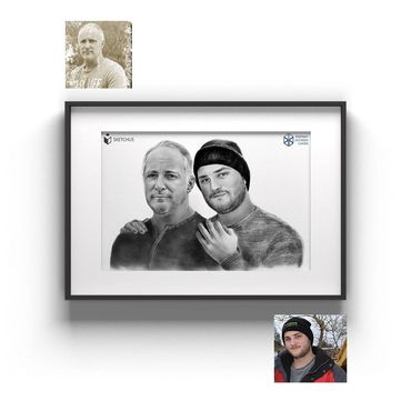 portrait vom foto malen lassen