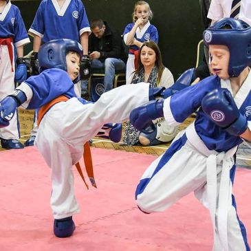 Kai kicking his way to victory!