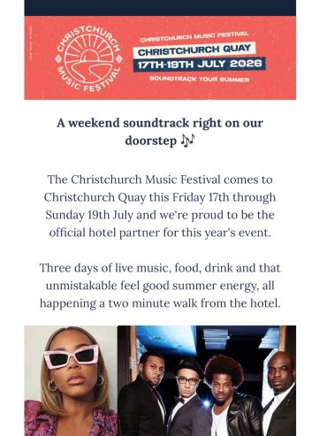 Captain's Club Hotel - Event Newsletter