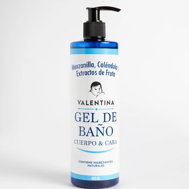 Valentina Gel de Baño formula exclusiva para todas las pieles. Con Ingredientes Naturales