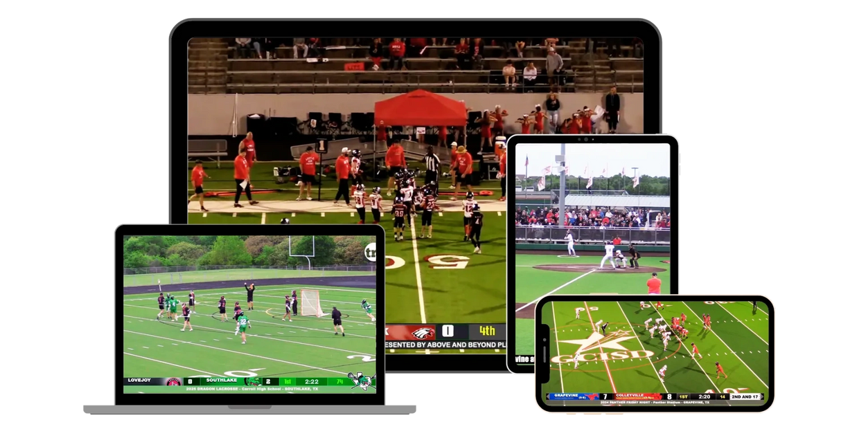 tr3dio Streaming Sports, Grapevine, Colleyville, Southlake, Marcus, Texas Game Day Video Highlights