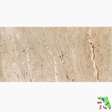 6×12 LEONARDO Tumbled Travertine PAVER