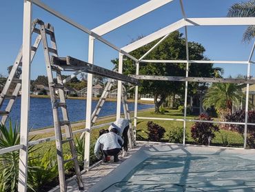 Make sure that you are well-prepared for the pool cage painting project