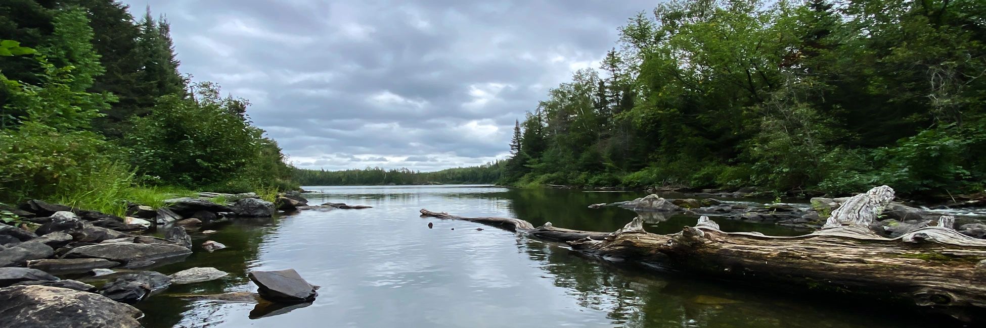 Panoramic at Splash Lake is a composition I shot in the MN Boundary Waters Canoe Area (BWCA). What
