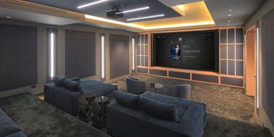 Control4 Home Theater Universal Remote Control Programming in a Smart Home Theater