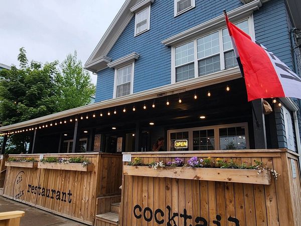 Eli and Trix Restaurant i Mahone Bay, Nova Scotia