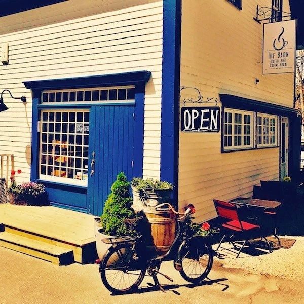 The Barn Coffee & Social House in Mahone Bay, Nova Scotia