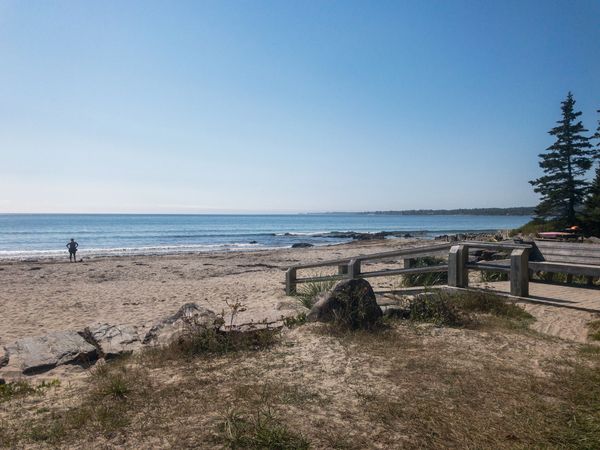 Rissers Beach in Risser Beach Provincial Park campground, near petite Riviere General Store