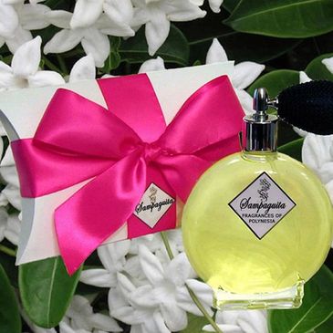 Sampaguita Eau de Parfum, Sampaguita, Jasmine, Rose, Ylang Ylang. Philippine Islands.