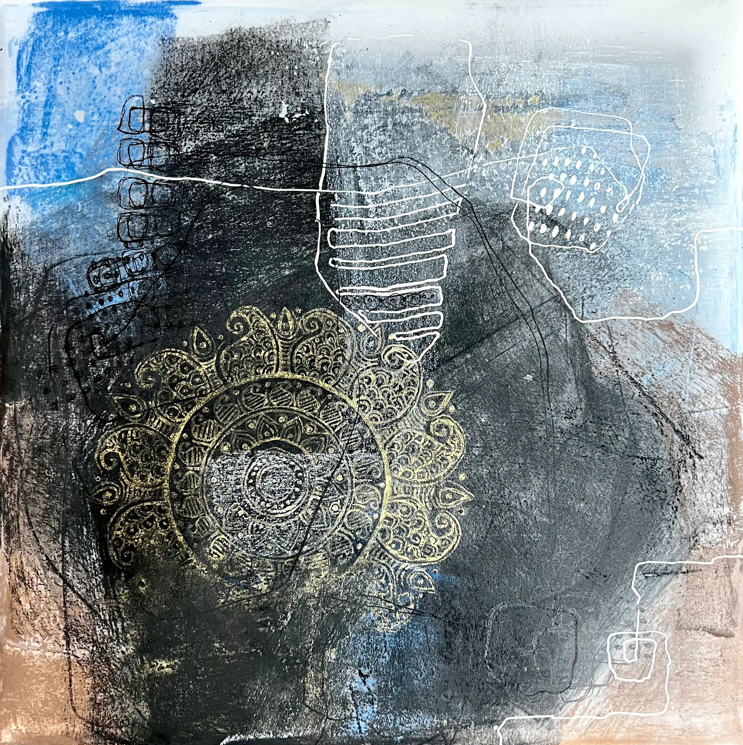 Original Artworks - Abstract Painting in Mix Media - Contemporary Art - Art Exhibition- Art for sale