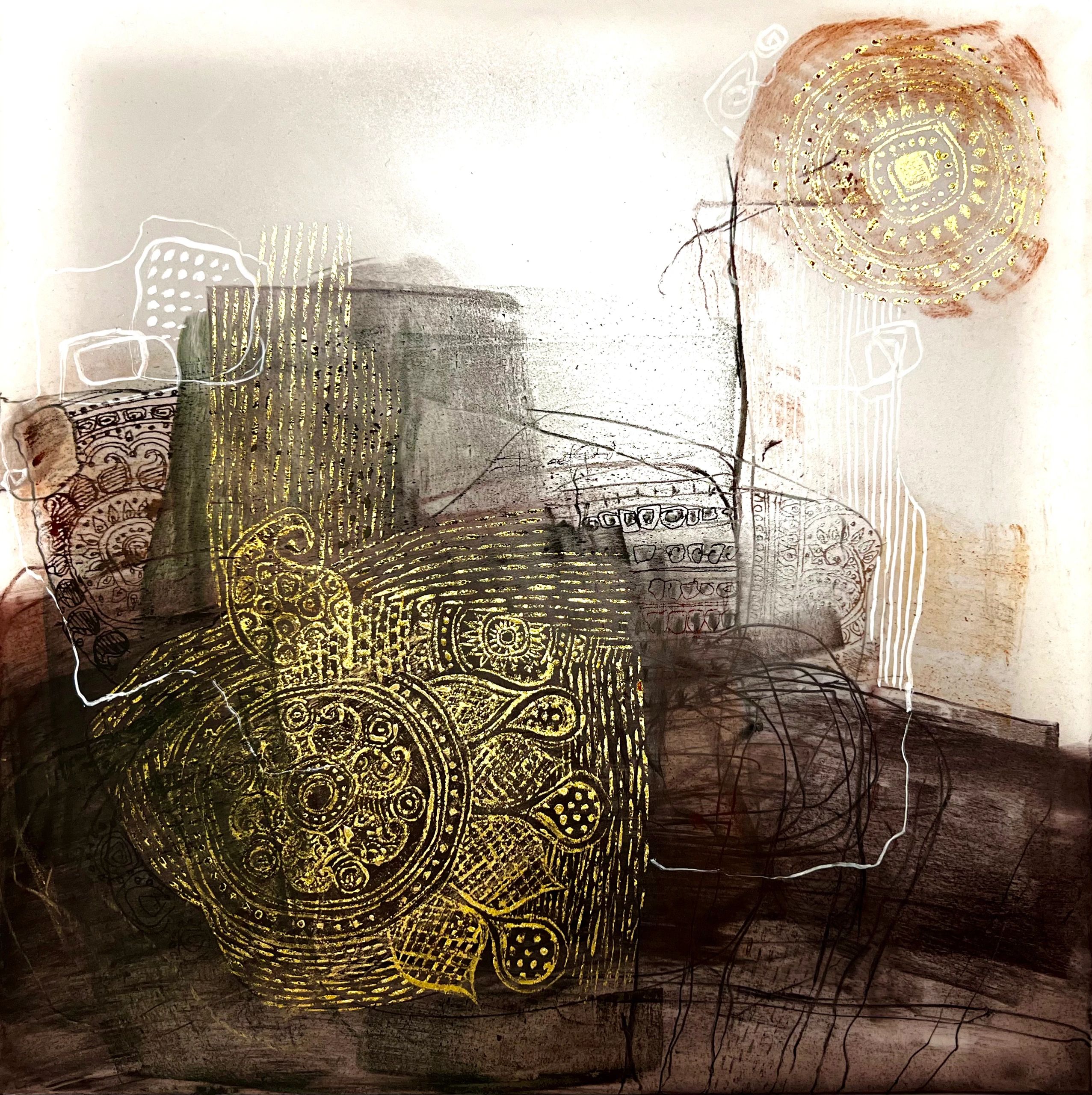 Original Artworks - Abstract Painting in Mix Media - Contemporary Art - Art Exhibition- Art for sale
