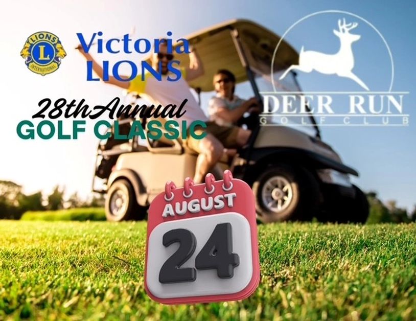 Golfers enjoying the 28th Annual Victoria Lions Golf Classic at Deer Run Golf Club on August 24.