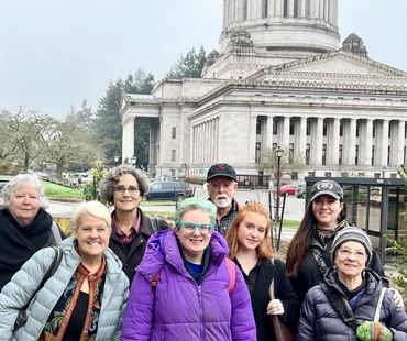 Visiting our Legislators to Fundraise for Pea Patch!