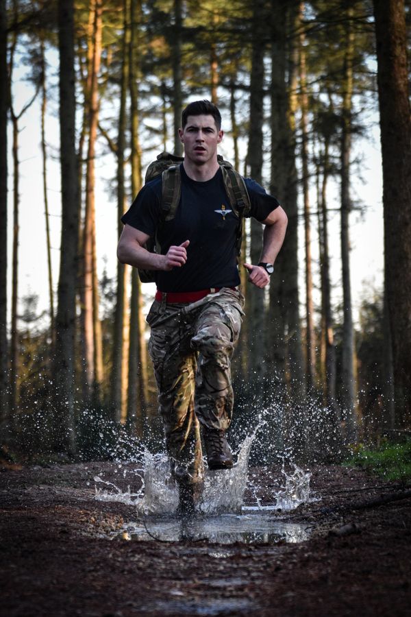 Tactical athlete socks altberg tabbing yomping hill walking bridgedale stance red on army running PT