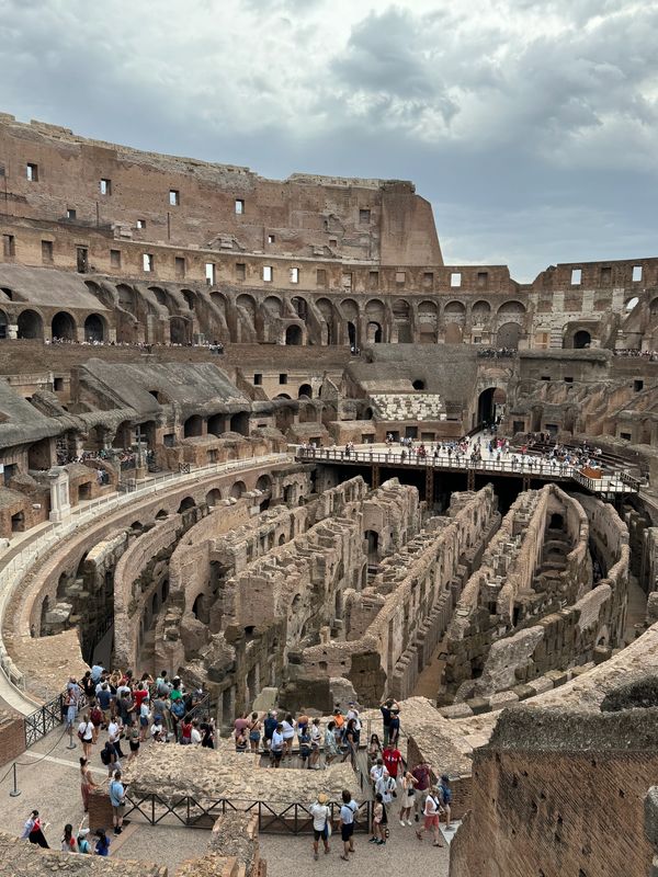 The Colosseum in Rome, Italy.