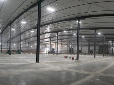 Warehouse construction, pre-engineered metal building