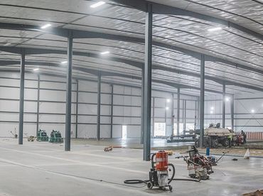 Warehouse construction interior