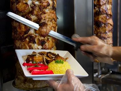 HALAL MEAT AND VEGAN ENTRÉES AVAILABLE