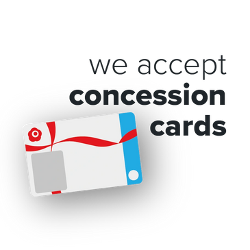 we accept concession cards