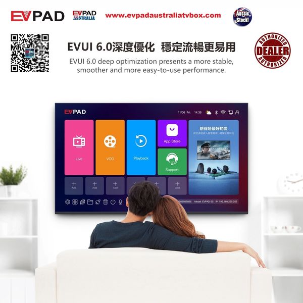 Evpad 6S www.evpadaustraliatvbox.com