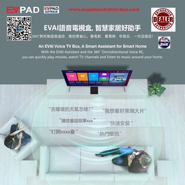 Evpad 6S www.evpadaustraliatvbox.com