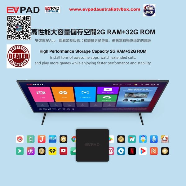 Evpad 6S www.evpadaustraliatvbox.com