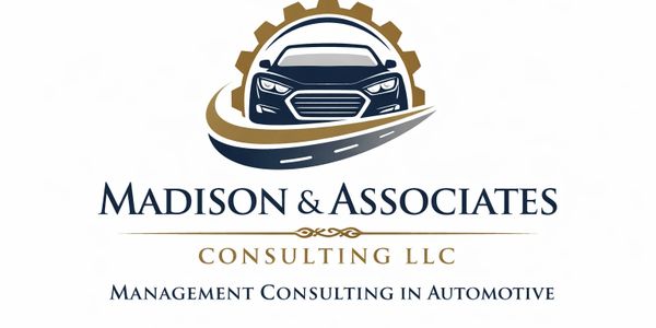 Logo of Madison & Associates Consulting LLC focusing on automotive management.