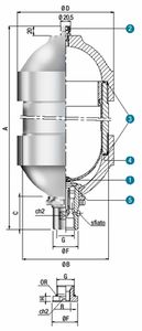 SAIP Pulsation Dampener