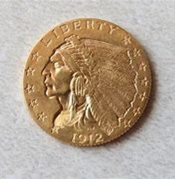 1912 Incuse Indian Gold Coin