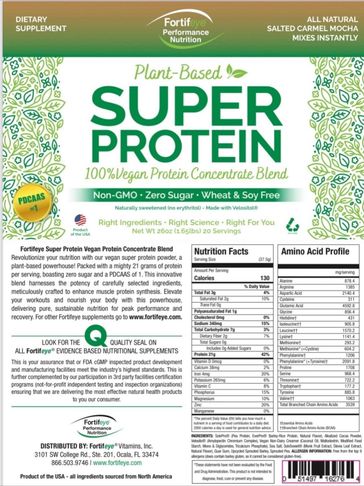 Fortifeye Vegan Super Protein is the latest vegan upcycled sprouted vegan protein powder