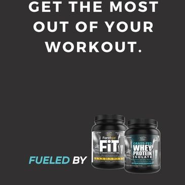 get the most out of your workout with the best pre workout and post workout supplement Fortifeye Fit