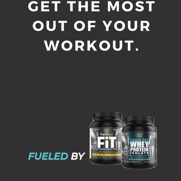 the ultimate muscle fuel is Fortifeye Fit and can be used both pre and post recovery fuel