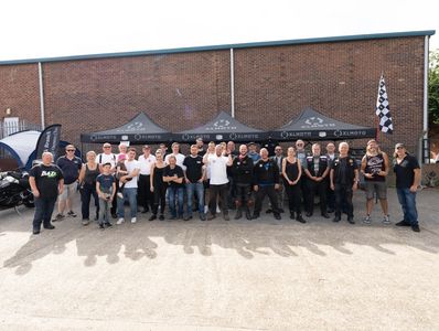 TTT motorcycle village staff and crew at motorcycle event in suffolk and essex for charity