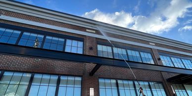 Building Exterior Pressure Washing