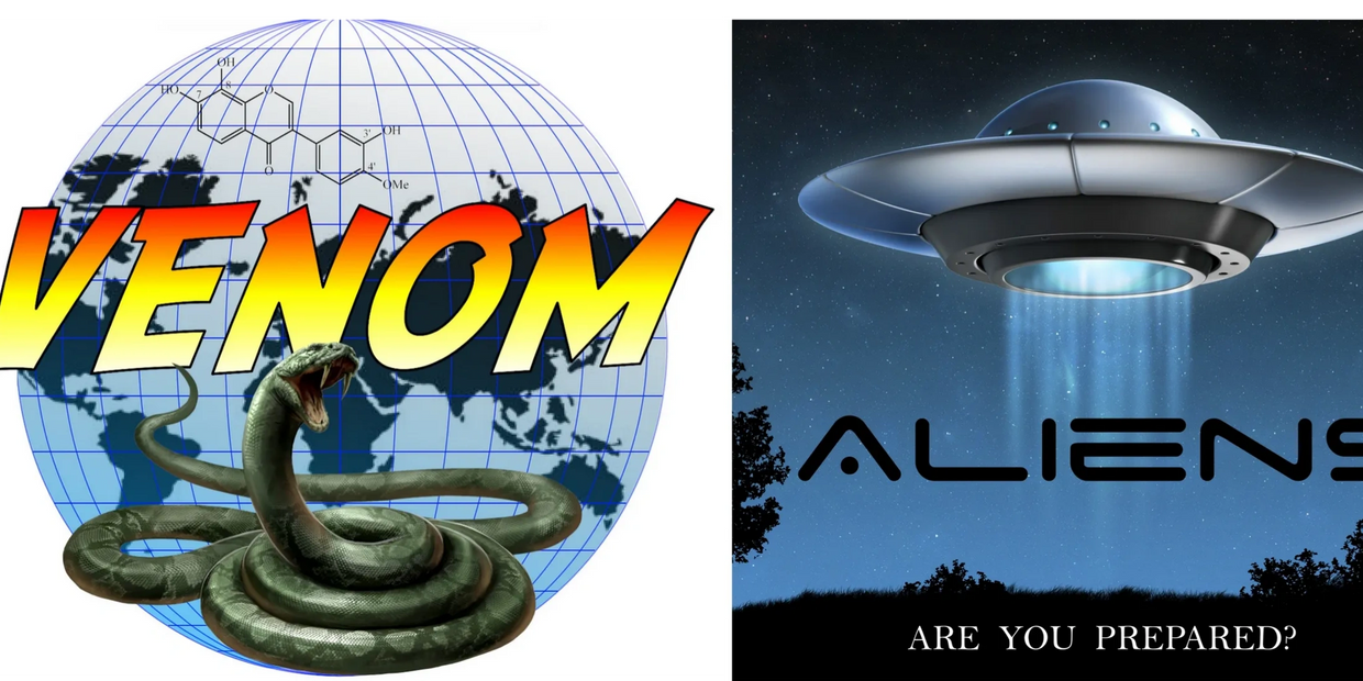 Venom and Alien play at home escape game