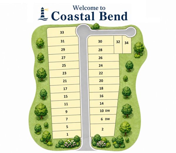 Coastal Bend Lot Map