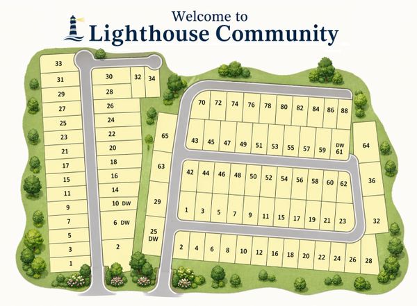 Lighthouse Mobile Home Park Lot Map