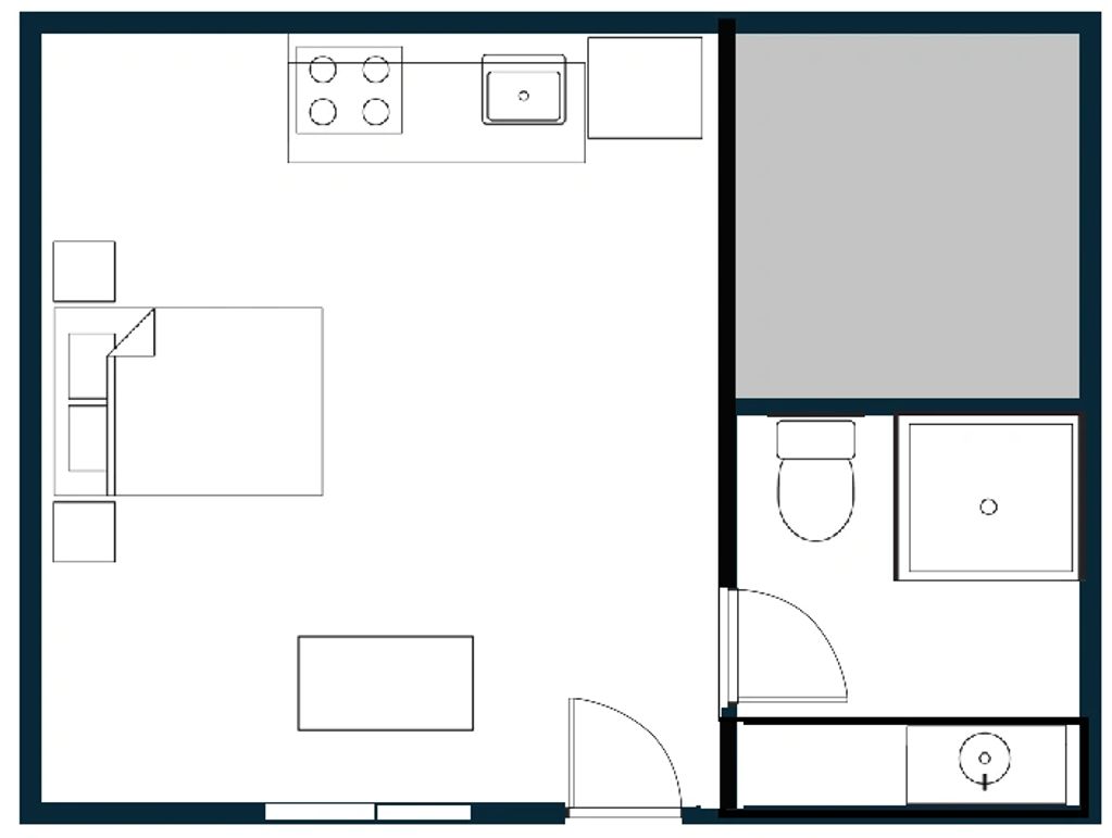 Efficiency apartment for rent