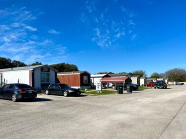 Row of Mobile Homes in Pecan Way