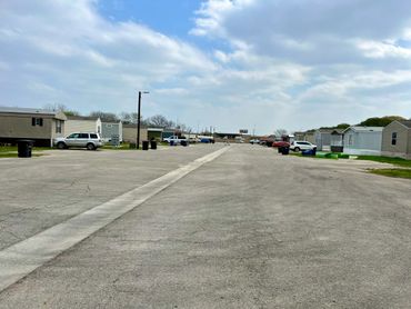View of the beautiful homes in Pecan Way