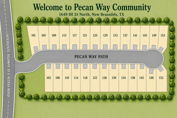 Pecan Way Community Lot Map