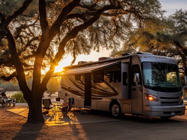 RV on La Vernia RV lot