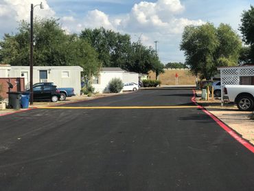 Wayside road and trailer homes