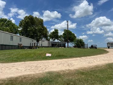 Corner lot for a trailer in Schulenburg and Columbus.