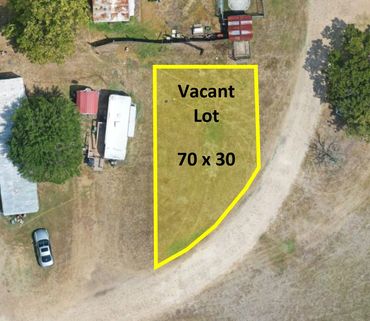 Vacant RV lot in Weimar, Schulenburg and Columbus, Texas.