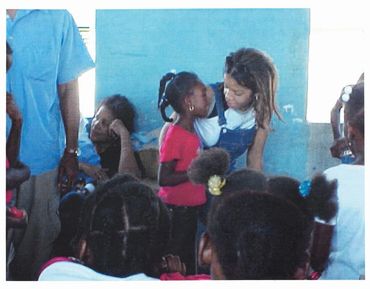 working with Jamaican schoolchildren