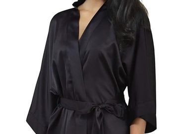 Soft Satin Robes with pockets are perfect for getting ready backstage.