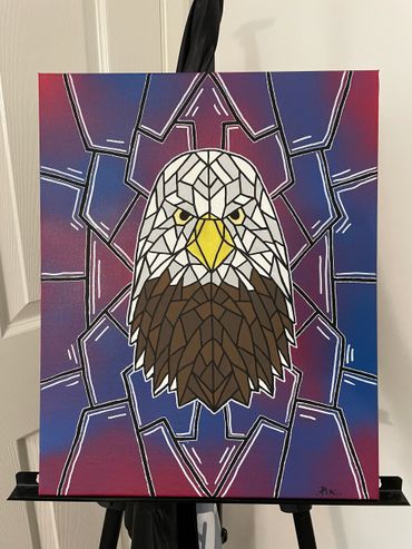 Freedom canvas painting.